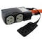 Ac Works Power Strip Cord, STW, 5-15/20R, 5-20P, 1.5 ft., Orange L2130CBF520 - alternate 4